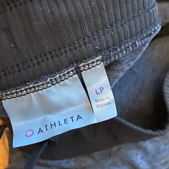 Athleta Flux Street Joggers Pockets Charcoal Gray Size Large Petite  78004 - Picture 5 of 6